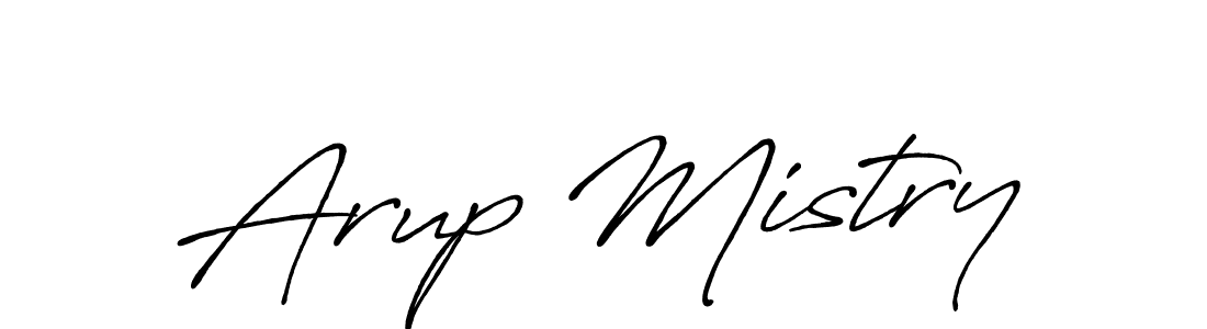 Also we have Arup Mistry name is the best signature style. Create professional handwritten signature collection using Antro_Vectra_Bolder autograph style. Arup Mistry signature style 7 images and pictures png