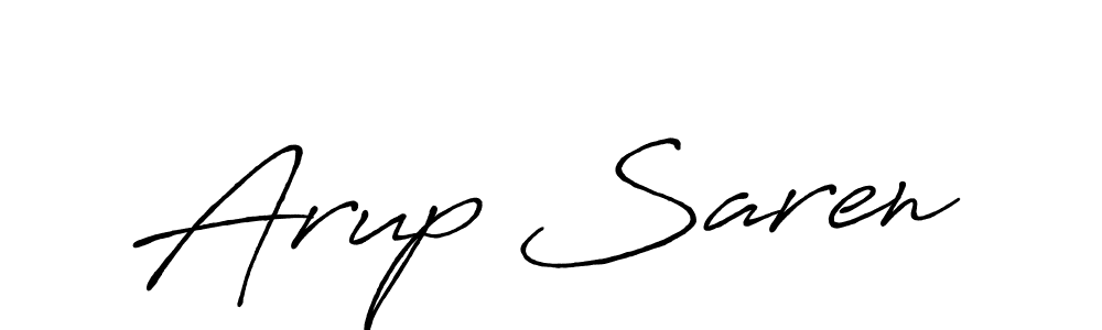 Arup Saren stylish signature style. Best Handwritten Sign (Antro_Vectra_Bolder) for my name. Handwritten Signature Collection Ideas for my name Arup Saren. Arup Saren signature style 7 images and pictures png