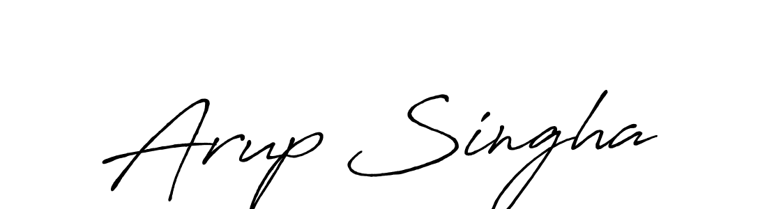 if you are searching for the best signature style for your name Arup Singha. so please give up your signature search. here we have designed multiple signature styles  using Antro_Vectra_Bolder. Arup Singha signature style 7 images and pictures png