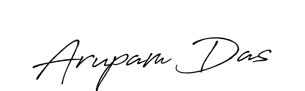 How to make Arupam Das name signature. Use Antro_Vectra_Bolder style for creating short signs online. This is the latest handwritten sign. Arupam Das signature style 7 images and pictures png
