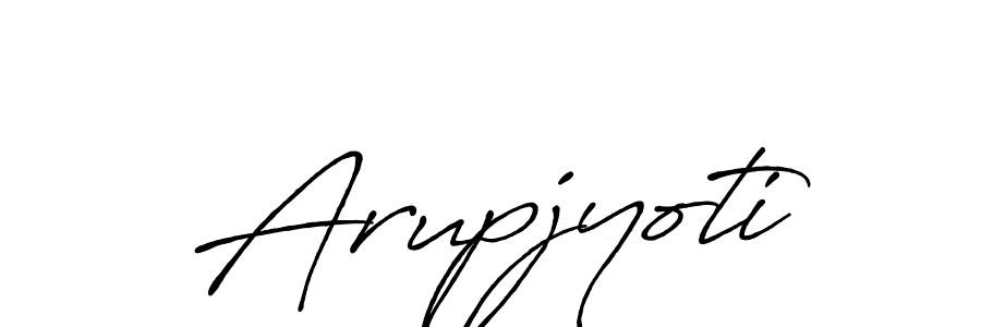 How to make Arupjyoti signature? Antro_Vectra_Bolder is a professional autograph style. Create handwritten signature for Arupjyoti name. Arupjyoti signature style 7 images and pictures png