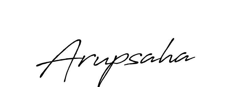 if you are searching for the best signature style for your name Arupsaha. so please give up your signature search. here we have designed multiple signature styles  using Antro_Vectra_Bolder. Arupsaha signature style 7 images and pictures png