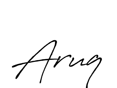 Antro_Vectra_Bolder is a professional signature style that is perfect for those who want to add a touch of class to their signature. It is also a great choice for those who want to make their signature more unique. Get Aruq name to fancy signature for free. Aruq signature style 7 images and pictures png