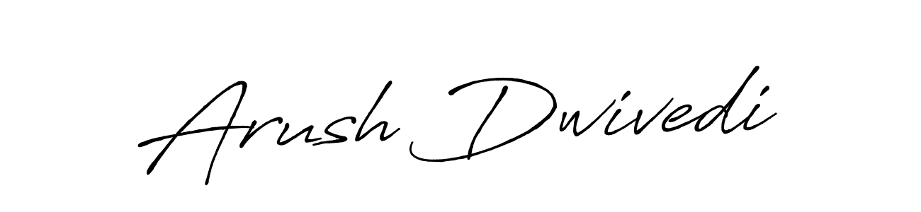 Use a signature maker to create a handwritten signature online. With this signature software, you can design (Antro_Vectra_Bolder) your own signature for name Arush Dwivedi. Arush Dwivedi signature style 7 images and pictures png