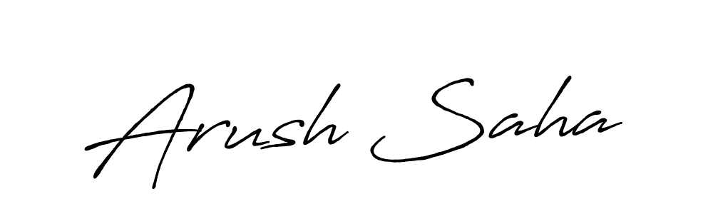 Antro_Vectra_Bolder is a professional signature style that is perfect for those who want to add a touch of class to their signature. It is also a great choice for those who want to make their signature more unique. Get Arush Saha name to fancy signature for free. Arush Saha signature style 7 images and pictures png