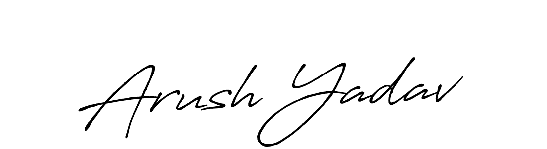 Make a beautiful signature design for name Arush Yadav. Use this online signature maker to create a handwritten signature for free. Arush Yadav signature style 7 images and pictures png