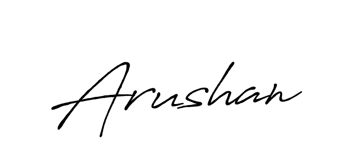 Also You can easily find your signature by using the search form. We will create Arushan name handwritten signature images for you free of cost using Antro_Vectra_Bolder sign style. Arushan signature style 7 images and pictures png