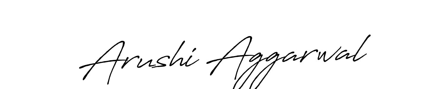 if you are searching for the best signature style for your name Arushi Aggarwal. so please give up your signature search. here we have designed multiple signature styles  using Antro_Vectra_Bolder. Arushi Aggarwal signature style 7 images and pictures png