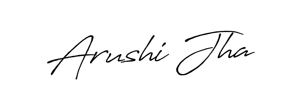 Similarly Antro_Vectra_Bolder is the best handwritten signature design. Signature creator online .You can use it as an online autograph creator for name Arushi Jha. Arushi Jha signature style 7 images and pictures png