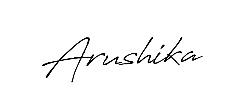 Also You can easily find your signature by using the search form. We will create Arushika name handwritten signature images for you free of cost using Antro_Vectra_Bolder sign style. Arushika signature style 7 images and pictures png