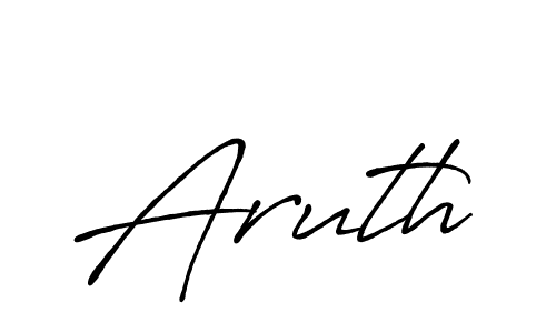 You should practise on your own different ways (Antro_Vectra_Bolder) to write your name (Aruth) in signature. don't let someone else do it for you. Aruth signature style 7 images and pictures png