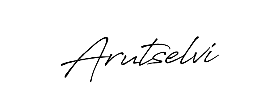 Make a beautiful signature design for name Arutselvi. With this signature (Antro_Vectra_Bolder) style, you can create a handwritten signature for free. Arutselvi signature style 7 images and pictures png