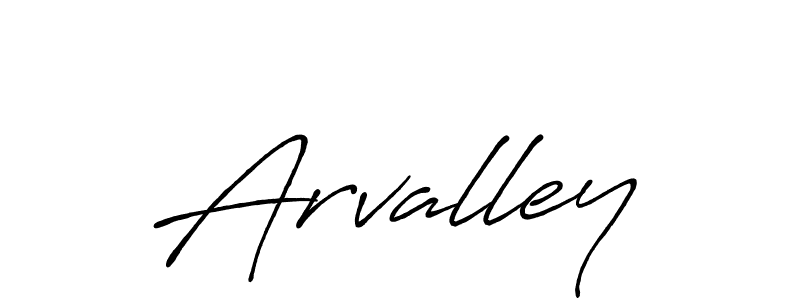 Create a beautiful signature design for name Arvalley. With this signature (Antro_Vectra_Bolder) fonts, you can make a handwritten signature for free. Arvalley signature style 7 images and pictures png