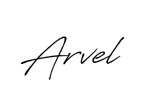 It looks lik you need a new signature style for name Arvel. Design unique handwritten (Antro_Vectra_Bolder) signature with our free signature maker in just a few clicks. Arvel signature style 7 images and pictures png