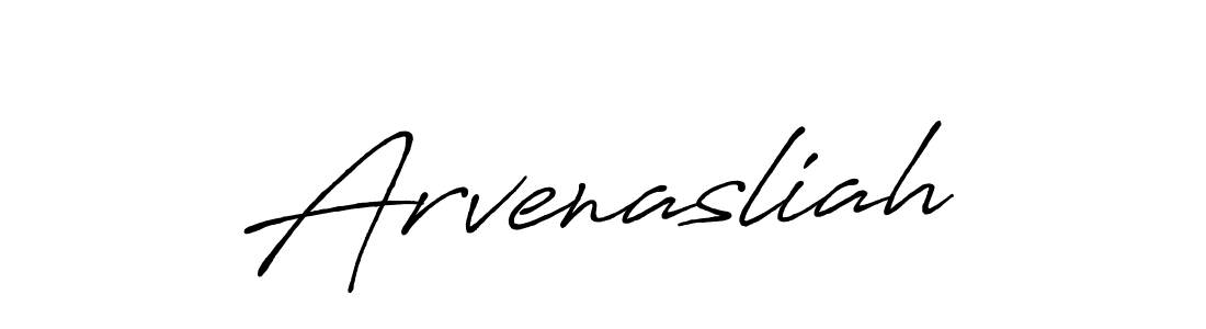 It looks lik you need a new signature style for name Arvenasliah. Design unique handwritten (Antro_Vectra_Bolder) signature with our free signature maker in just a few clicks. Arvenasliah signature style 7 images and pictures png