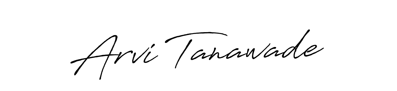Also we have Arvi Tanawade name is the best signature style. Create professional handwritten signature collection using Antro_Vectra_Bolder autograph style. Arvi Tanawade signature style 7 images and pictures png