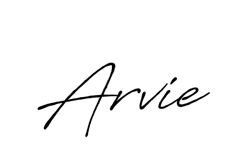 Similarly Antro_Vectra_Bolder is the best handwritten signature design. Signature creator online .You can use it as an online autograph creator for name Arvie. Arvie signature style 7 images and pictures png