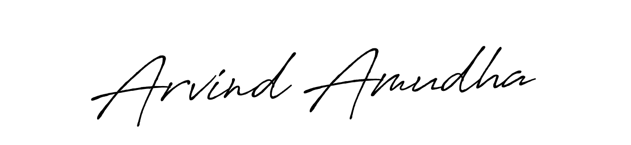 Design your own signature with our free online signature maker. With this signature software, you can create a handwritten (Antro_Vectra_Bolder) signature for name Arvind Amudha. Arvind Amudha signature style 7 images and pictures png