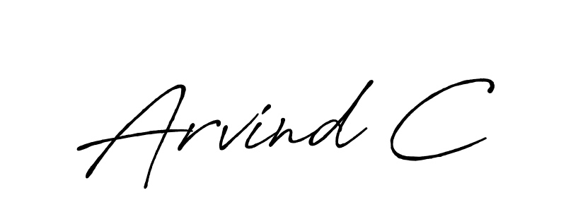 Best and Professional Signature Style for Arvind C. Antro_Vectra_Bolder Best Signature Style Collection. Arvind C signature style 7 images and pictures png