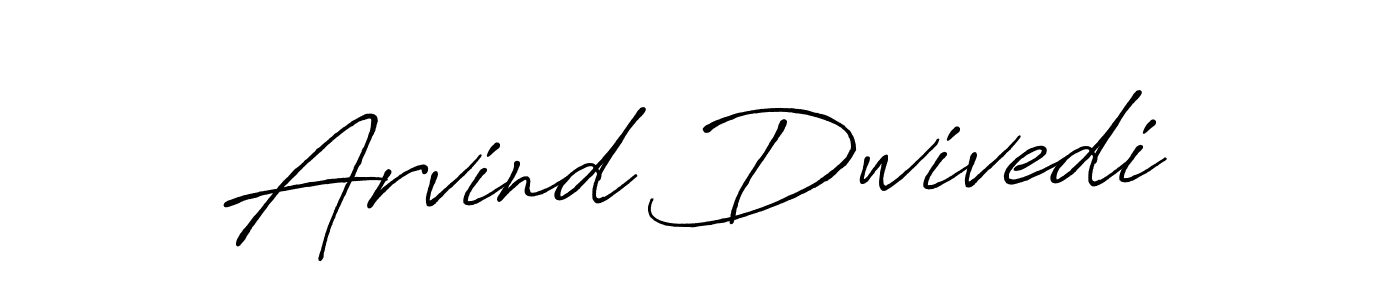 Create a beautiful signature design for name Arvind Dwivedi. With this signature (Antro_Vectra_Bolder) fonts, you can make a handwritten signature for free. Arvind Dwivedi signature style 7 images and pictures png
