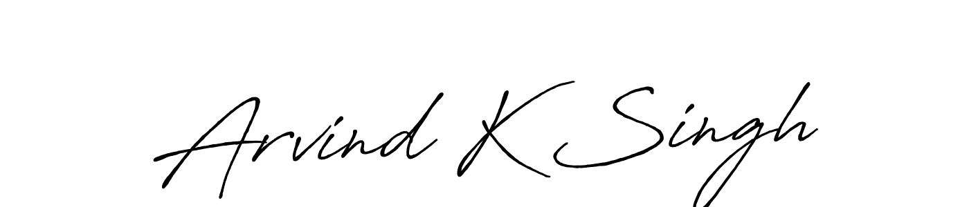 Make a beautiful signature design for name Arvind K Singh. Use this online signature maker to create a handwritten signature for free. Arvind K Singh signature style 7 images and pictures png