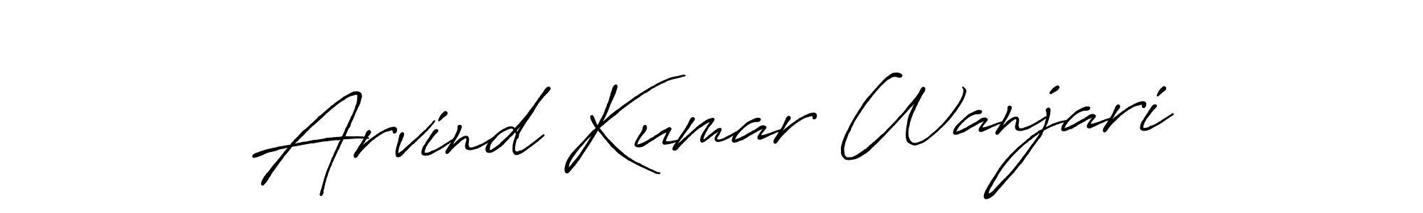 Similarly Antro_Vectra_Bolder is the best handwritten signature design. Signature creator online .You can use it as an online autograph creator for name Arvind Kumar Wanjari. Arvind Kumar Wanjari signature style 7 images and pictures png