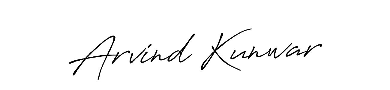 How to make Arvind Kunwar signature? Antro_Vectra_Bolder is a professional autograph style. Create handwritten signature for Arvind Kunwar name. Arvind Kunwar signature style 7 images and pictures png