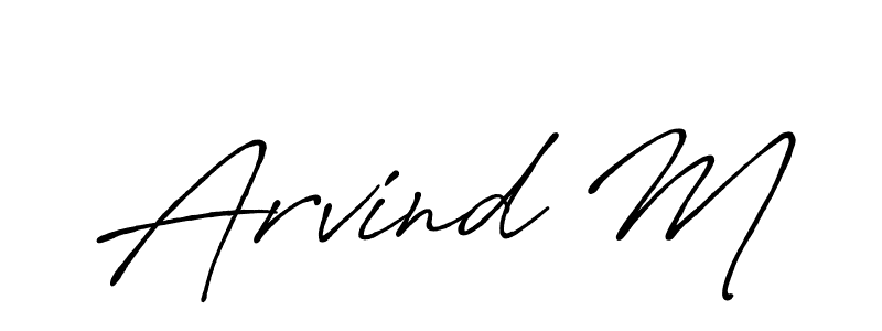 Antro_Vectra_Bolder is a professional signature style that is perfect for those who want to add a touch of class to their signature. It is also a great choice for those who want to make their signature more unique. Get Arvind M name to fancy signature for free. Arvind M signature style 7 images and pictures png