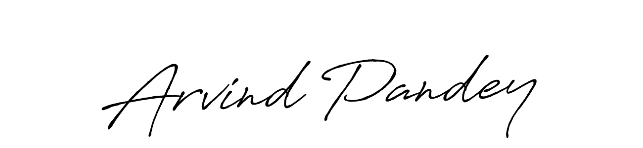 Arvind Pandey stylish signature style. Best Handwritten Sign (Antro_Vectra_Bolder) for my name. Handwritten Signature Collection Ideas for my name Arvind Pandey. Arvind Pandey signature style 7 images and pictures png