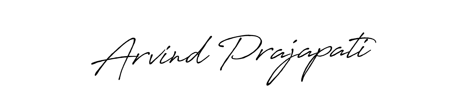 Also we have Arvind Prajapati name is the best signature style. Create professional handwritten signature collection using Antro_Vectra_Bolder autograph style. Arvind Prajapati signature style 7 images and pictures png