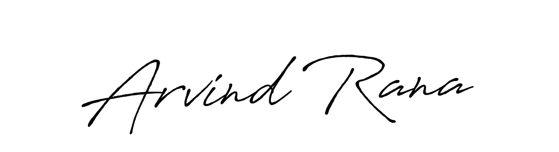 Make a beautiful signature design for name Arvind Rana. With this signature (Antro_Vectra_Bolder) style, you can create a handwritten signature for free. Arvind Rana signature style 7 images and pictures png