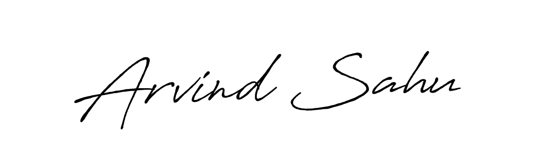 The best way (Antro_Vectra_Bolder) to make a short signature is to pick only two or three words in your name. The name Arvind Sahu include a total of six letters. For converting this name. Arvind Sahu signature style 7 images and pictures png