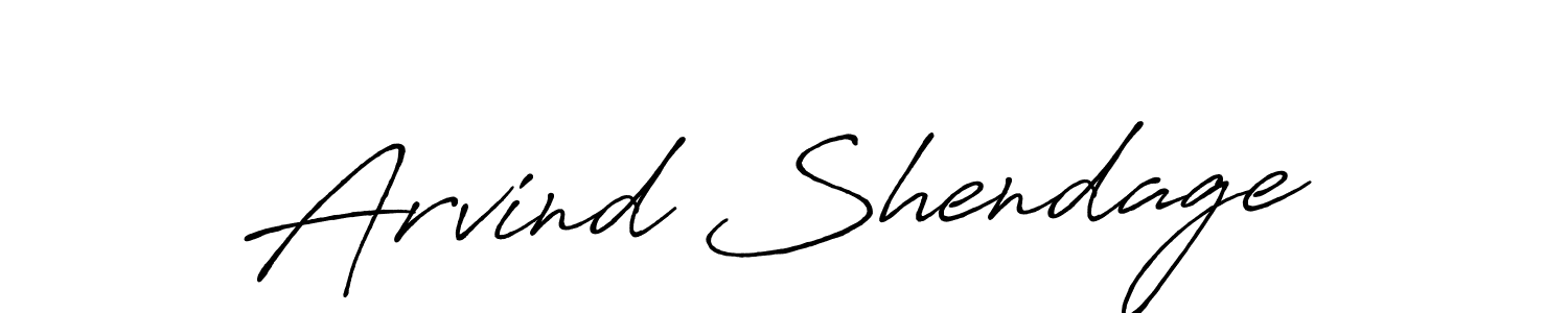 Design your own signature with our free online signature maker. With this signature software, you can create a handwritten (Antro_Vectra_Bolder) signature for name Arvind Shendage. Arvind Shendage signature style 7 images and pictures png