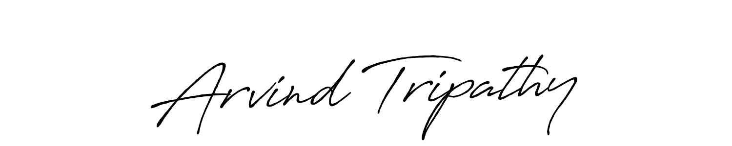 Design your own signature with our free online signature maker. With this signature software, you can create a handwritten (Antro_Vectra_Bolder) signature for name Arvind Tripathy. Arvind Tripathy signature style 7 images and pictures png