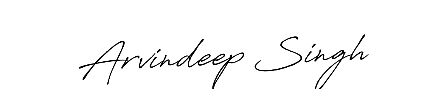How to make Arvindeep Singh name signature. Use Antro_Vectra_Bolder style for creating short signs online. This is the latest handwritten sign. Arvindeep Singh signature style 7 images and pictures png