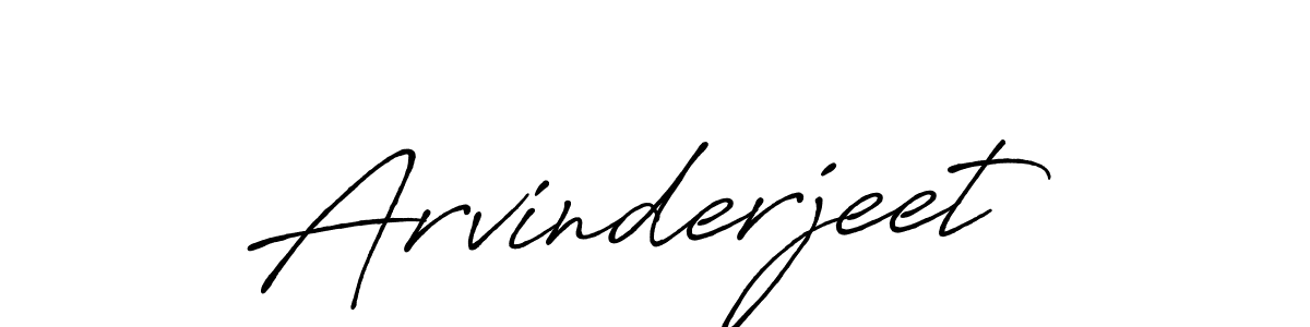 Design your own signature with our free online signature maker. With this signature software, you can create a handwritten (Antro_Vectra_Bolder) signature for name Arvinderjeet. Arvinderjeet signature style 7 images and pictures png