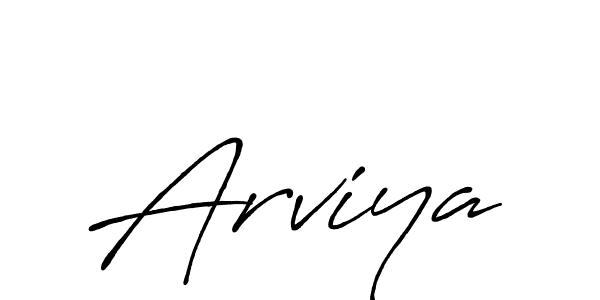 How to make Arviya signature? Antro_Vectra_Bolder is a professional autograph style. Create handwritten signature for Arviya name. Arviya signature style 7 images and pictures png