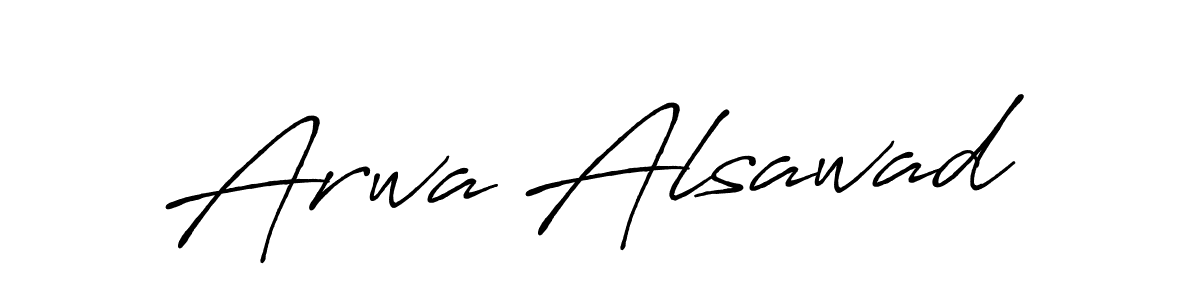 You can use this online signature creator to create a handwritten signature for the name Arwa Alsawad. This is the best online autograph maker. Arwa Alsawad signature style 7 images and pictures png