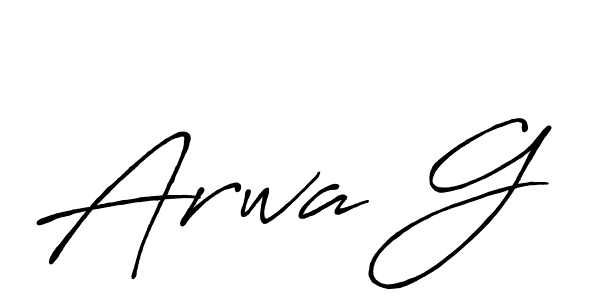 Antro_Vectra_Bolder is a professional signature style that is perfect for those who want to add a touch of class to their signature. It is also a great choice for those who want to make their signature more unique. Get Arwa G name to fancy signature for free. Arwa G signature style 7 images and pictures png