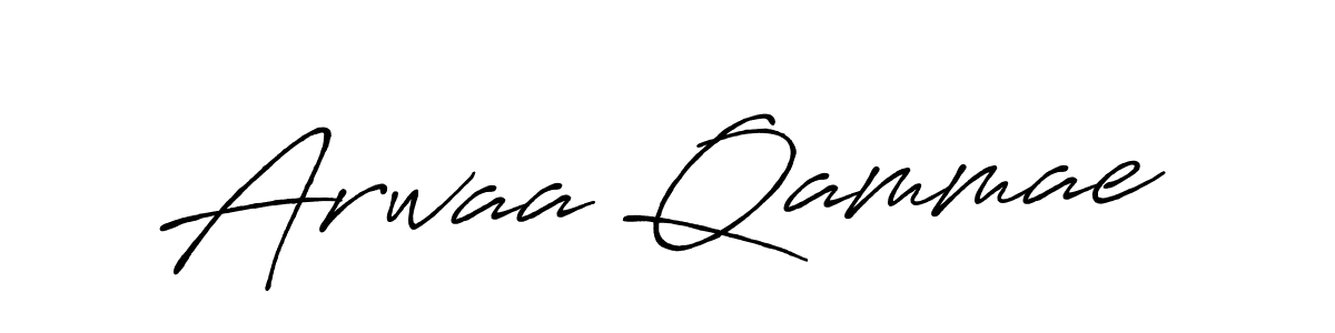 Also we have Arwaa Qammae name is the best signature style. Create professional handwritten signature collection using Antro_Vectra_Bolder autograph style. Arwaa Qammae signature style 7 images and pictures png