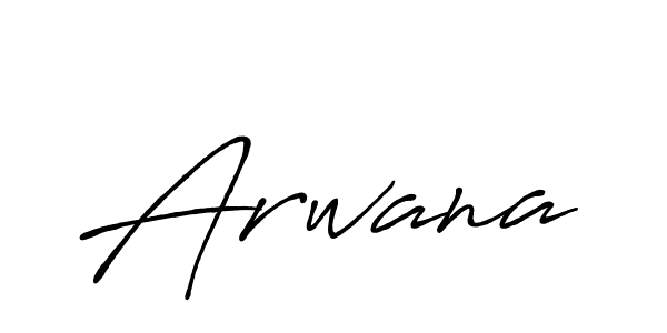 Use a signature maker to create a handwritten signature online. With this signature software, you can design (Antro_Vectra_Bolder) your own signature for name Arwana. Arwana signature style 7 images and pictures png