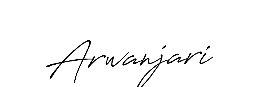 The best way (Antro_Vectra_Bolder) to make a short signature is to pick only two or three words in your name. The name Arwanjari include a total of six letters. For converting this name. Arwanjari signature style 7 images and pictures png