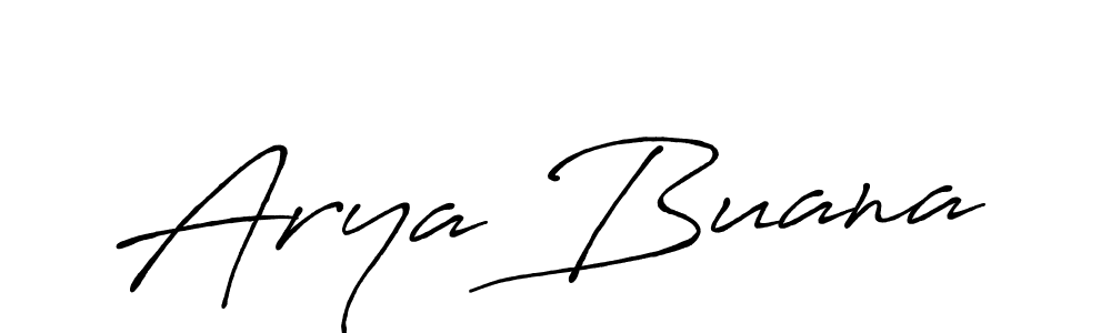 It looks lik you need a new signature style for name Arya Buana. Design unique handwritten (Antro_Vectra_Bolder) signature with our free signature maker in just a few clicks. Arya Buana signature style 7 images and pictures png