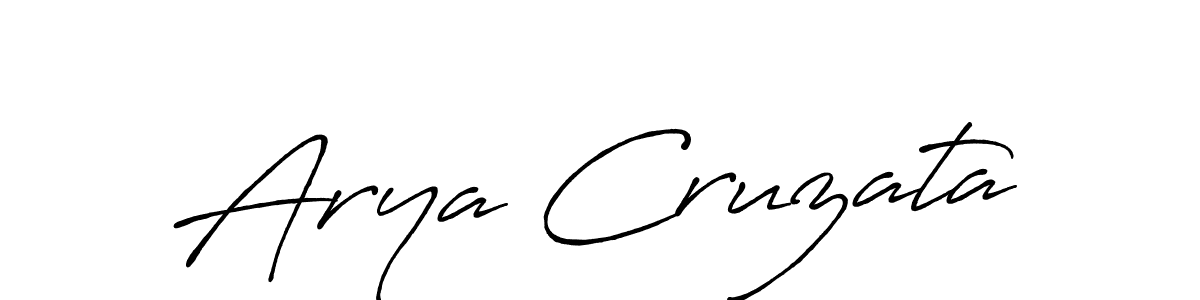 It looks lik you need a new signature style for name Arya Cruzata. Design unique handwritten (Antro_Vectra_Bolder) signature with our free signature maker in just a few clicks. Arya Cruzata signature style 7 images and pictures png