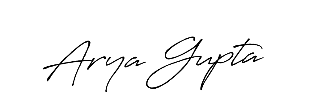 Also You can easily find your signature by using the search form. We will create Arya Gupta name handwritten signature images for you free of cost using Antro_Vectra_Bolder sign style. Arya Gupta signature style 7 images and pictures png