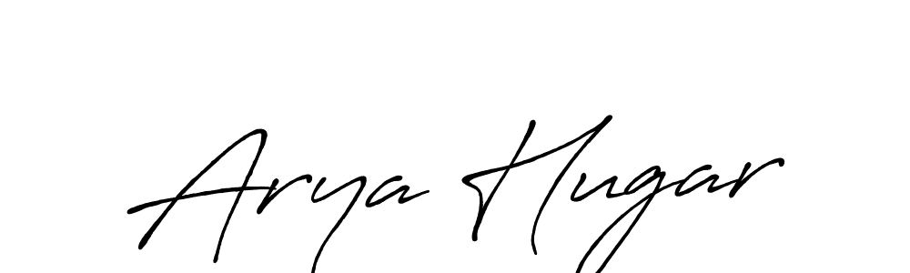 if you are searching for the best signature style for your name Arya Hugar. so please give up your signature search. here we have designed multiple signature styles  using Antro_Vectra_Bolder. Arya Hugar signature style 7 images and pictures png