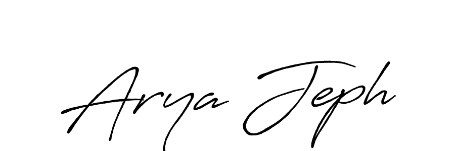 Antro_Vectra_Bolder is a professional signature style that is perfect for those who want to add a touch of class to their signature. It is also a great choice for those who want to make their signature more unique. Get Arya Jeph name to fancy signature for free. Arya Jeph signature style 7 images and pictures png