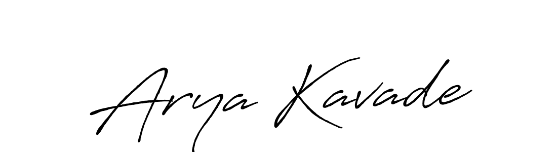 How to make Arya Kavade signature? Antro_Vectra_Bolder is a professional autograph style. Create handwritten signature for Arya Kavade name. Arya Kavade signature style 7 images and pictures png