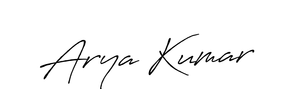 Antro_Vectra_Bolder is a professional signature style that is perfect for those who want to add a touch of class to their signature. It is also a great choice for those who want to make their signature more unique. Get Arya Kumar name to fancy signature for free. Arya Kumar signature style 7 images and pictures png