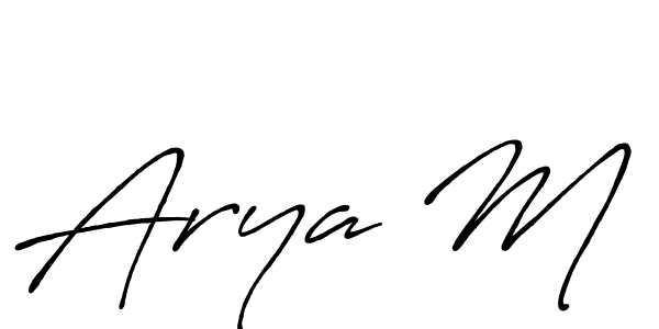 This is the best signature style for the Arya M name. Also you like these signature font (Antro_Vectra_Bolder). Mix name signature. Arya M signature style 7 images and pictures png